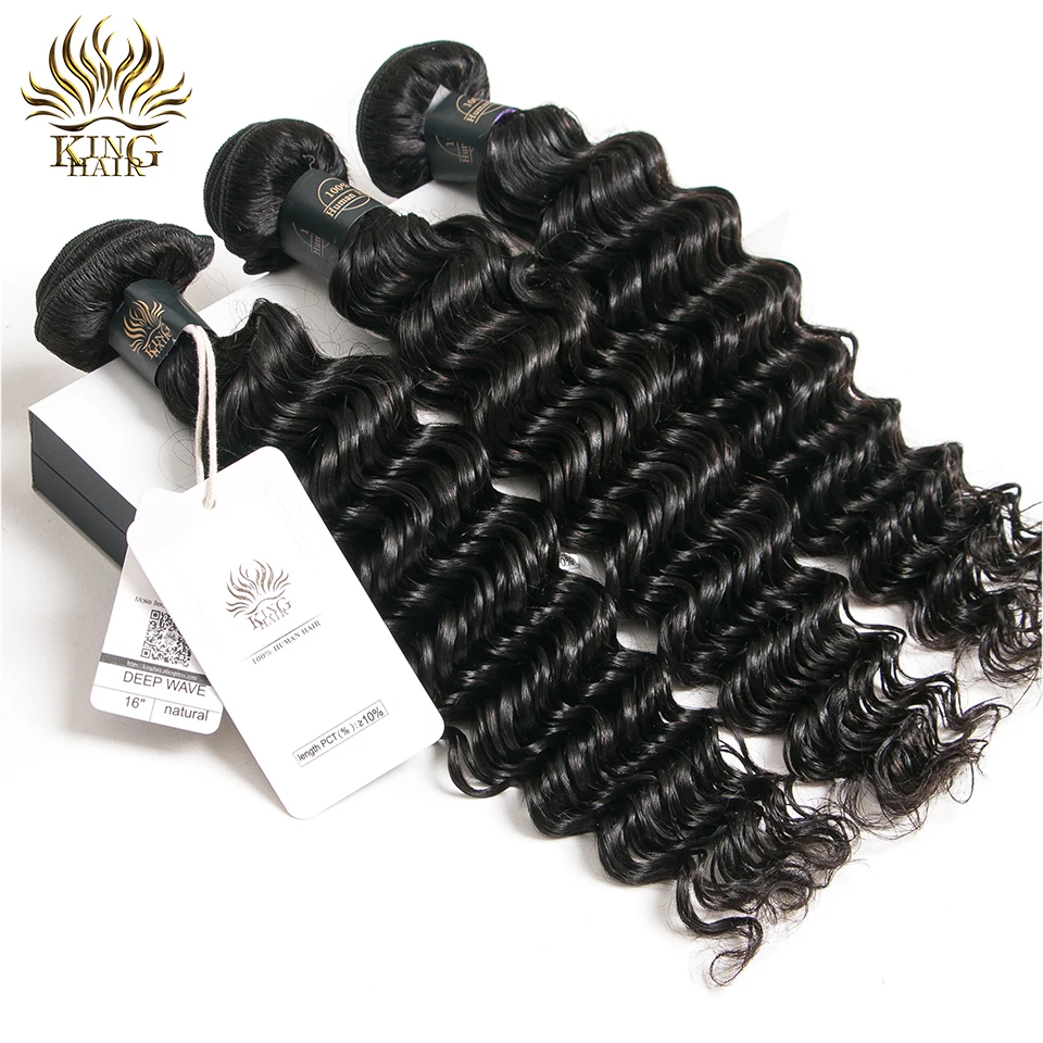 Королевские волосы перуанские накладные пучок s с закрытием 3 пучка шнурка Remy