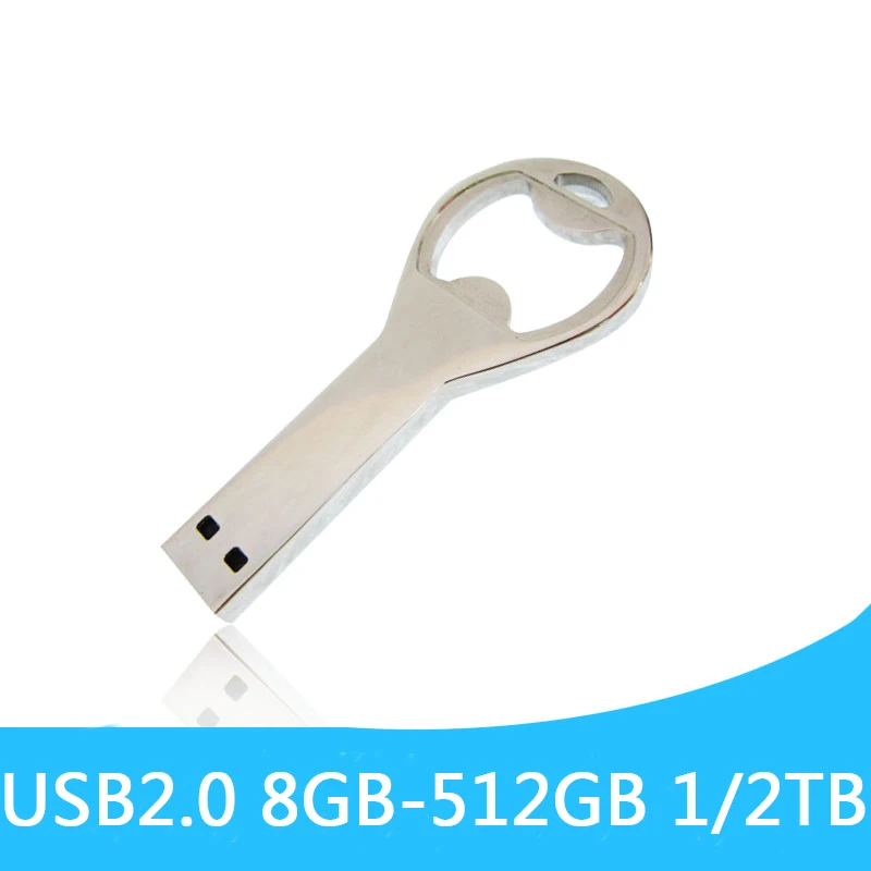 Металлический USB флеш накопитель 64 ГБ 2 0 32 ГБ|disk on key|disk onbottle opener usb |