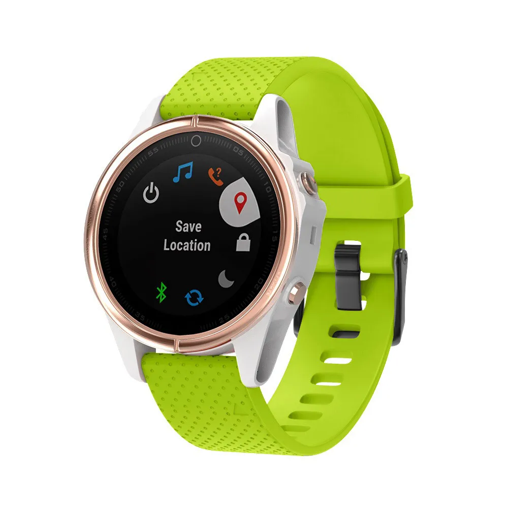 Спортивный Браслет для Garmin Fenix 5S Plus, сменные ремешки для часов, силиконовый, быстросъемный, легко прилегающий, Wirstband ремешок l1017#2