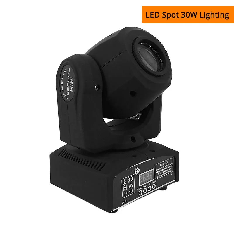 LED Spot 30W Светодиодный прожектор Gobo 75 Вт, 75 Вт, DMX контроллер, профессиональный светодиодный прожектор для сцены, DJ Spot Luces, дискотека, приспособление для дискотеки, вечерние - Цвет: LED Spot 30W
