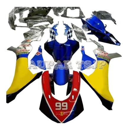 Красный белый черный Нижний капот для Yamaha YZF1000 R1 Полный обтекатели спортивный велосипед полный комплект кузова
