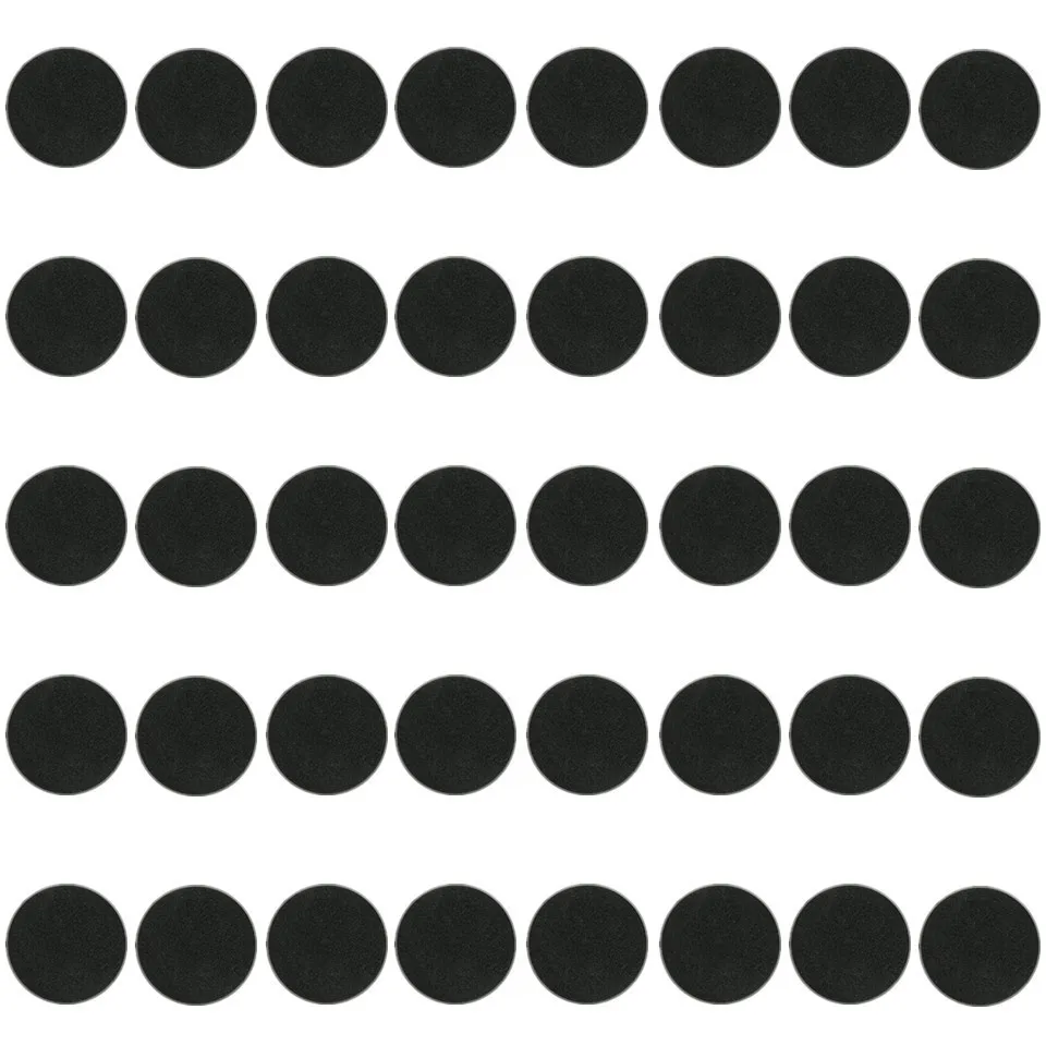 20x60 мм основы для игр пластиковые черные основы