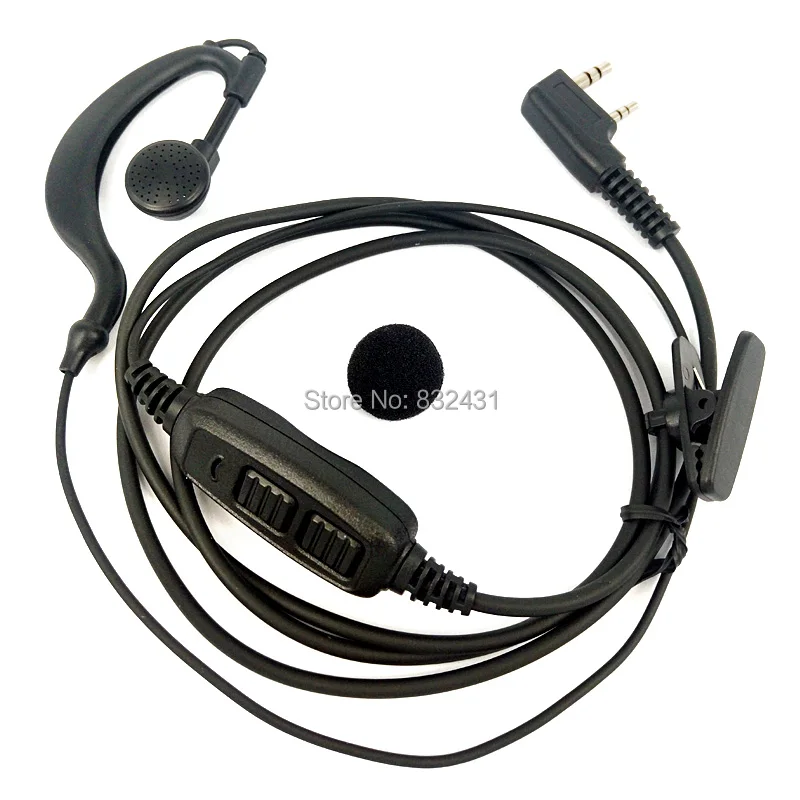 PTT двойная гарнитура наушник микрофон для BAOFENG UV 82 UV82L 89 UV8D рация двухсторонняя