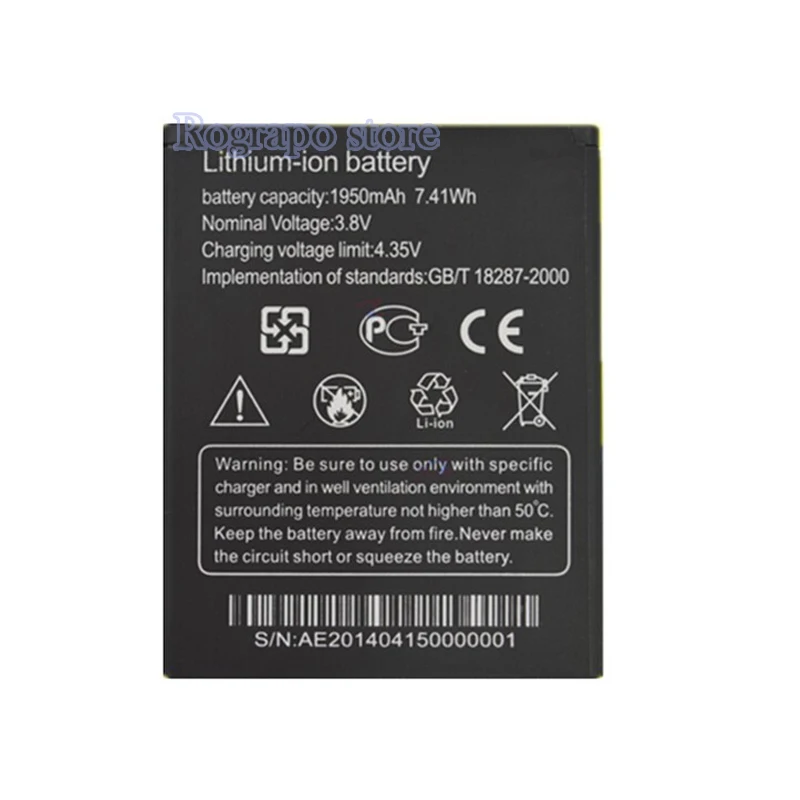 Новый 100% 1950mAh T5 высококачественный Сменный аккумулятор для Thl T5S DNS S4705 4705