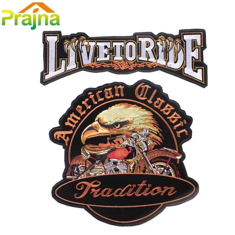 Комплект из 2 предметов в виде черепа и буквенным принтом патч Байкер Утюг на