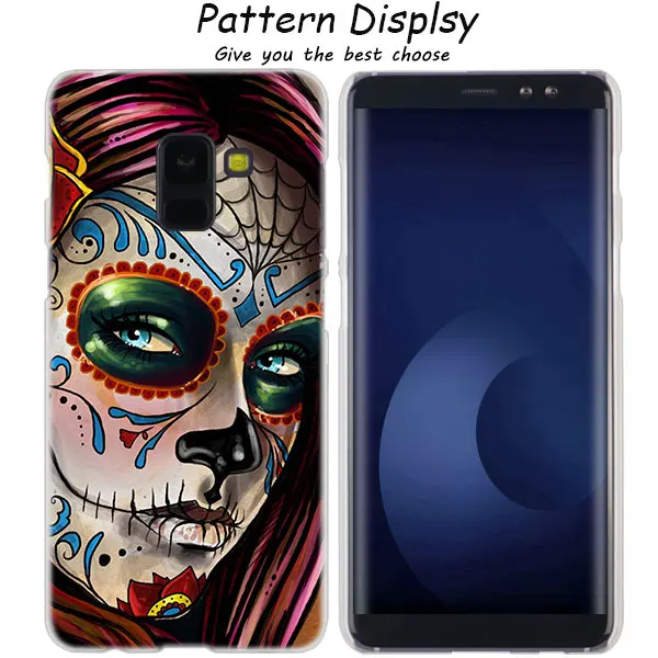 015 MLLSE известное изображение черепа со catrinas Модный чехол КРЫШКА ДЛЯ samsung Galaxy A6 A8 плюс A9 A7 A5 A6S A9Star Note9 8 5 4 Лидер продаж - Цвет: 015