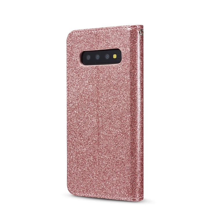 Кожаный флип-чехол для Etui samsung S10 S 10 сверкающий чехол на магните для телефона чехол для samsung Galaxy S10 Чехол-книжка
