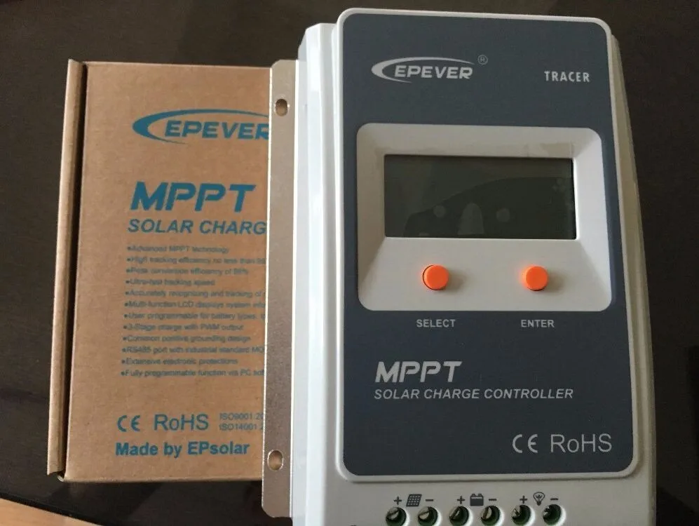 Epsolar 30A MPPT Solar Charge Controller 12V 24V LCD Display EPEVER TRACER Panel Battery Regulator 3210A | Обустройство дома