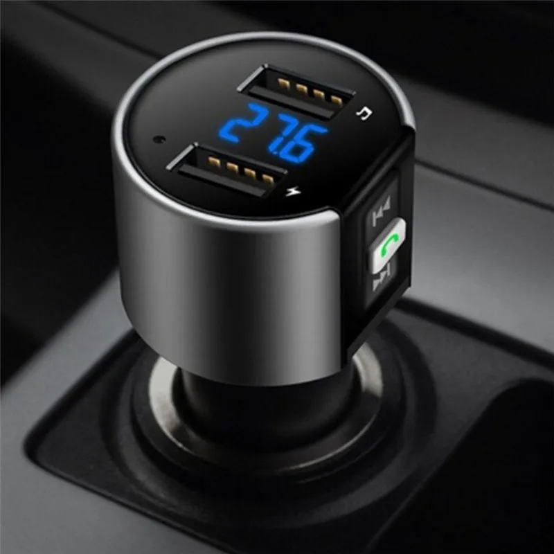 Высокое качество Handsfree Авто USB зарядное устройство FM передатчик Радио Беспроводной MP3 плеер Bluetooth автомобильный комплект