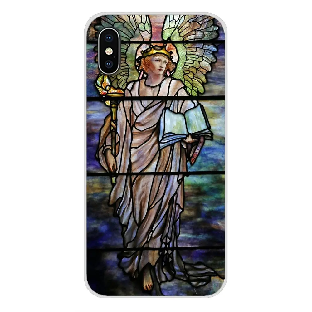 Mobile Phone Case Cover Angel Church Jesus Stained Glass Window For Motorola Moto X4 E4 E5 G5 G5S G6 Z Z2 Z3 G G2 G3 C Play Plus | Мобильные