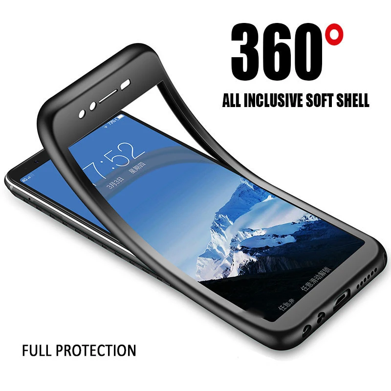 360 Полный ТПУ гибкий чехол для Samsung Galaxy S10 S10E S9 Plus S8 S7 Edge Note 9 8 A10 A30 A40 A50 A70 M20 M10