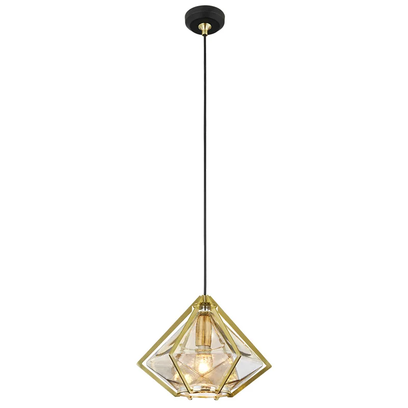 

Postmodern light luxury glass pendant lamp creative art Nordic minimalism restaurant American bedroom pendant lights