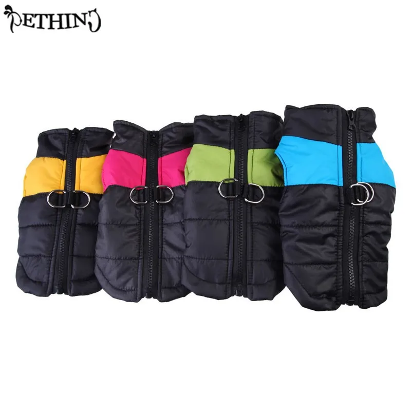 Дешевая Одежда для домашних животных зимняя теплая одежда собак куртка пальто