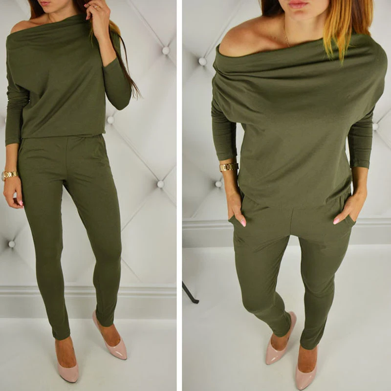 Новый модный осенний женский комбинезон с длинными рукавами сексуальный |