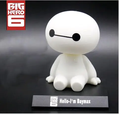 Новинка 2021 кукла модели Big Hero 6 игрушка бэймакс из ПВХ 12 см милая Автомобильная