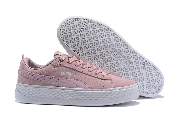 2018 Новое поступление оригинальная Puma Smash Platform SD Для женщин обувь дышащая
