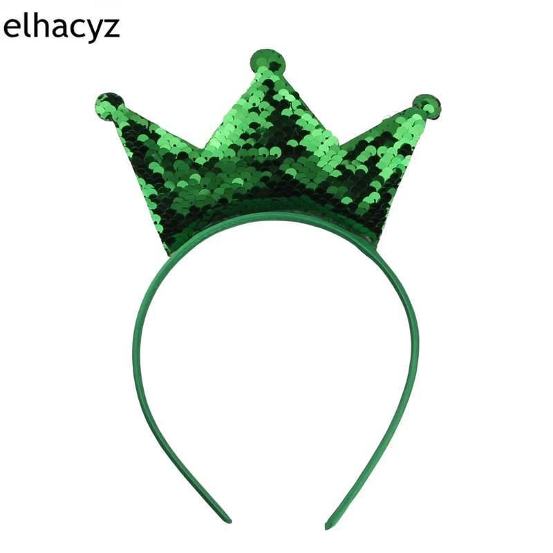 M3 10 шт./лот дети двусторонние пайетки корона диадемы Hairband DIY Бутик Дети жесткое оголовье Grils аксессуары для волос - Цвет: M3