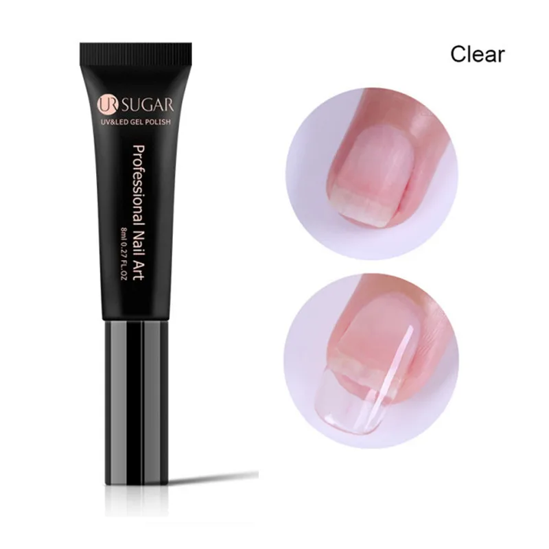 UR-01 Ur Sugar Fibernails для наращивания ногтей, акриловые наконечники, стекловолоконная форма для ногтей, быстрое расширение, маникюрный салонный инструмент, УФ-гель - Цвет: UR-01