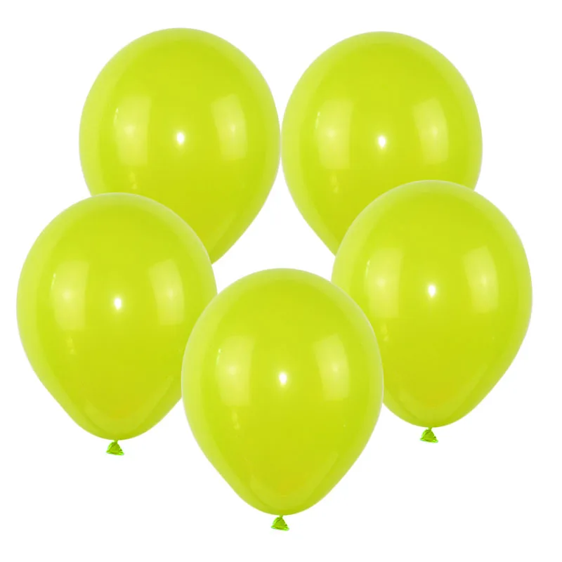 10pcs green balloon1 Воздушные шары на день рождения для мальчиков, вечерние шары в виде динозавра, животных, джунглей, Декоративные искусственные тропические Пальмовые Листья - Цвет: 10pcs green balloon1