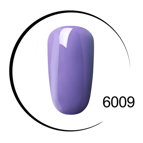 6009 Elite99 одношаговый Цветной Гель-лак чистый цвет белый дизайн ногтей супер качество отмачиваемый Светодиодный УФ-гель без запаха - Цвет: 6009