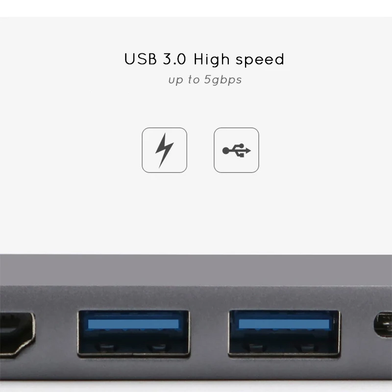 USB концентратор с портом Type C и гигабитным Ethernet Rj45 1000 м|Кабели VGA| |