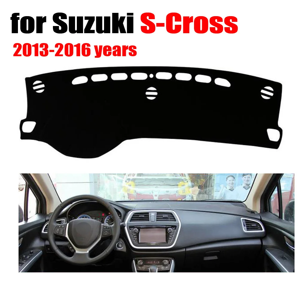 Чехлы для приборной панели автомобиля Suzuki S Cross 2013 2016 лет левосторонний коврик