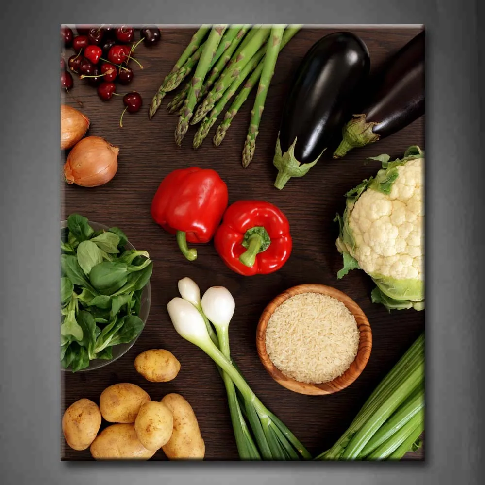 Без рамки настенные художественные фотографии овощи фрукты здоровые продукты