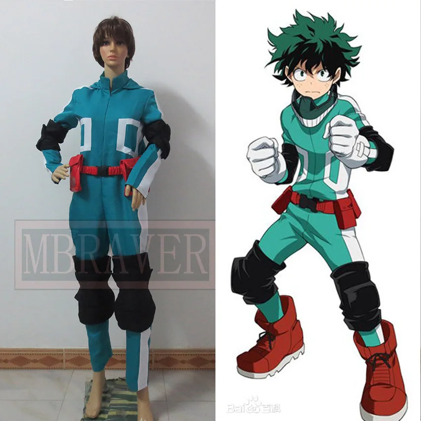 Высококачественный костюм для косплея моя геройская Академия боку нет героев