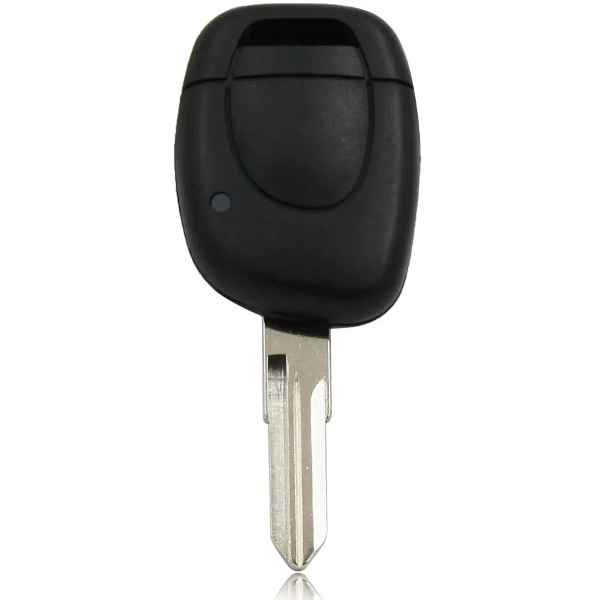 Белый SALE! 1 Button Replacement Shell Remote Key Case Fob Blank for Renault Clio II Clio Symbol Kangoo NE73 OR VA2 uncut blade - Цвет: Белый