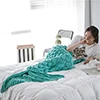 Fish scales green Вязаное одеяло «хвост русалки» с рыбьей чешуей серого и синего цвета, одеяло «Русалочка» для взрослых/детей, вязаное кашемировое одеяло для дивана - Цвет: Fish scales green