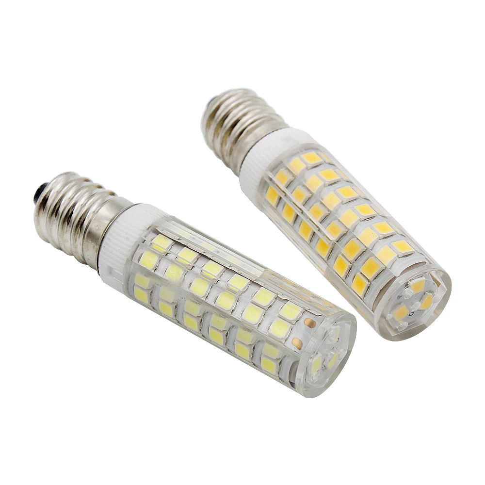 2017 Новинка E14 LED 5 Вт 75 светодиодов керамическая Хрустальная Светодиодная лампа