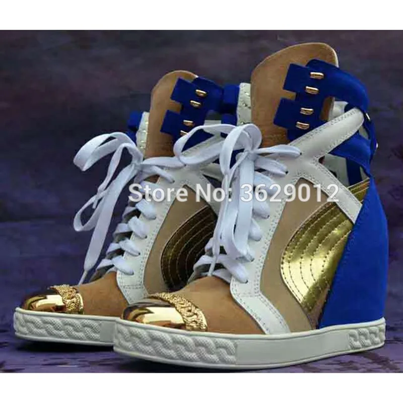 Lynskey Height Increasing Designer Casual Shoes Women Wedges Metal Toe Ankle Boots Hidden Heel Female Flats | Обувь