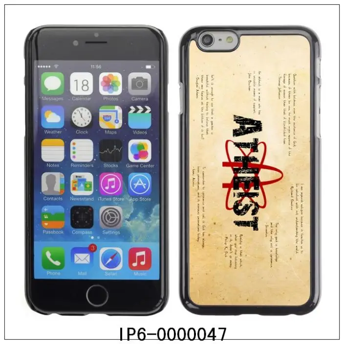 Atheist Message-FOR 4.7&quot iPhone 6 I6 Plastic Hard Back Case Cover Shell For iPhone6 (IP6-0000047) |