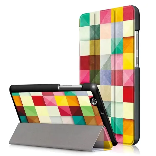 Чехол для Huawei MediaPad T3 7 0 3G BG2-U01 Ультратонкий чехол с принтом подставка магнитная