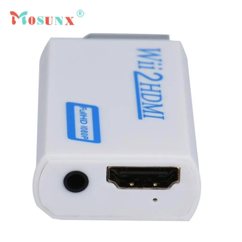 Лидер продаж адаптер-преобразователь MOSUNX Full HD HDMI 1080P с аудиовыходом 3 5 мм для Wii 2 |