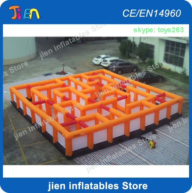 Гигантский надувной лабиринт 8x8 м/10x1 м/12x12 м для продажи коммерческий метка