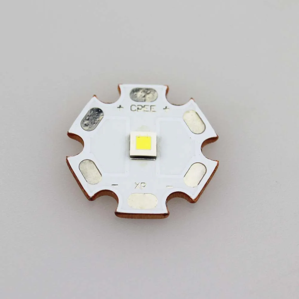 10 Вт 1095lm CREE XP-L HI V2 1B 6500 K-7000 K светодиодный излучатель с 20 мм медной нагревательной звездой