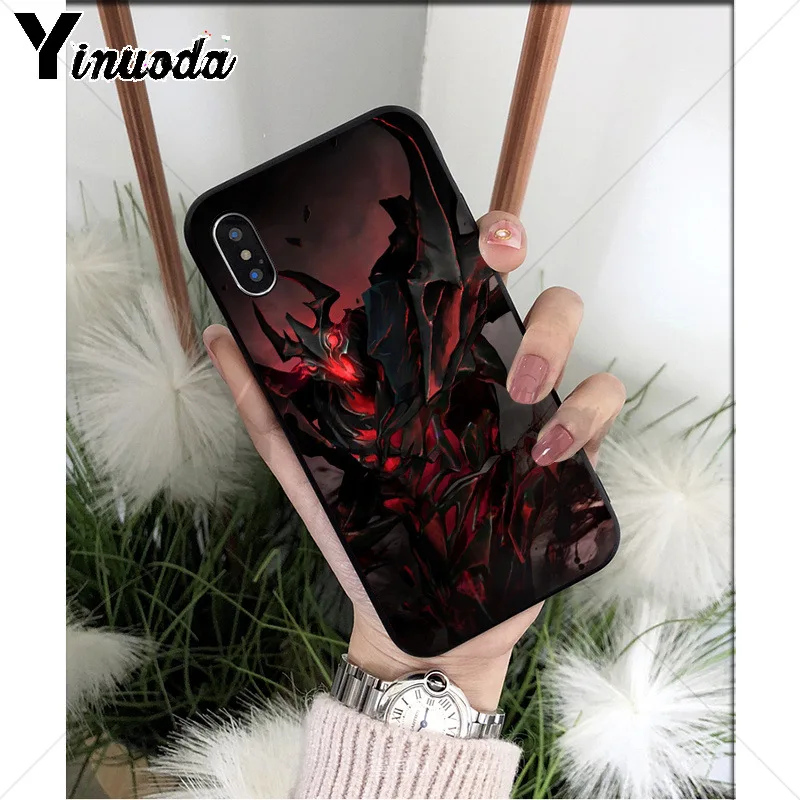 Мягкий чехол Yinuoda Dota 2 с рисунком аксессуары для телефонов из ТПУ Apple iPhone 8 7 6 6S Plus X XS