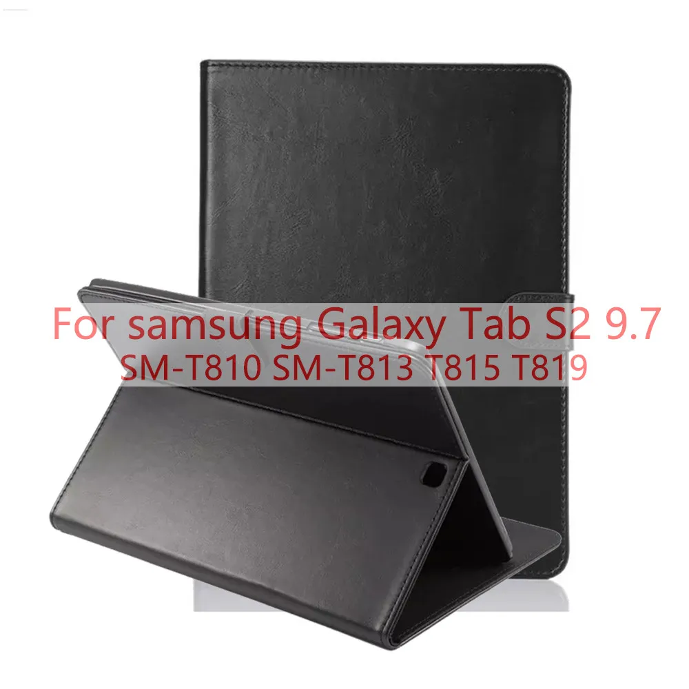 PU Black Для samsung Galaxy Tab S2 S3 9,7 SM-T810 SM-T813 T815 T819 SM-T820 T825 чехол для samsung Galaxy Tab S4 10,5 ''T830 SM-T835 T835 - Цвет: PU Black