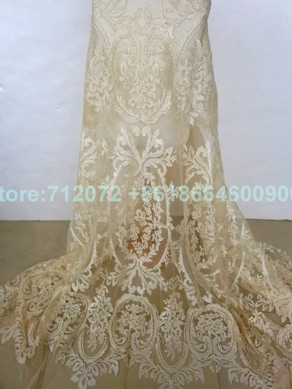La Belleza черный/бежевый/off white baeding карты свадьба/evinging/платье для выступлений кружевной ткани 51'' ширина 1 ярд