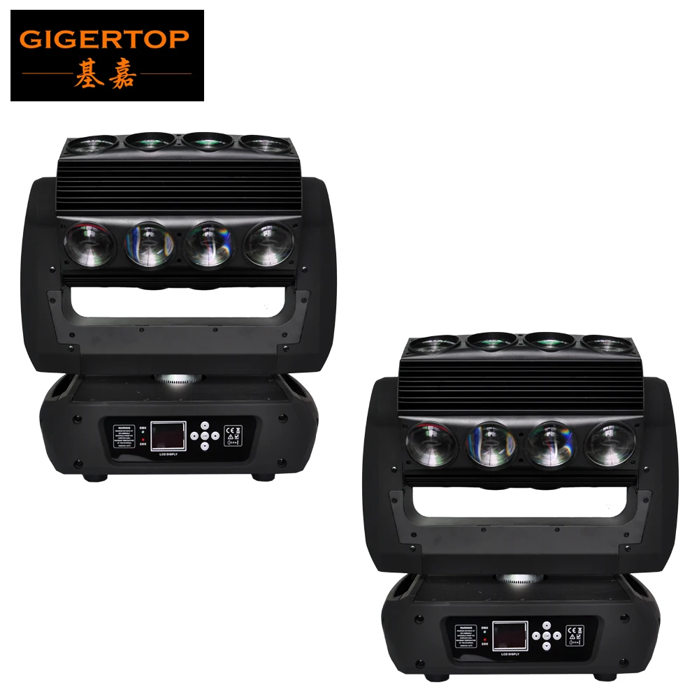 

Светодиодная Подвижная головка TIPTOP, 2 блока, 400 Вт, 16x25 Вт, RGBW, 4 в 1, смешивание цветов, 18/30/82, трехканальные режимы, сценический матричный эффект