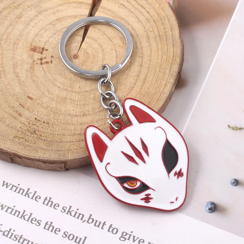 Natsume's Book of Friends& Persona 5 3D брелок лиса Бог Inari Megami Spot Кот Учитель лиса маска косплей автомобиль ювелирный держатель ключей