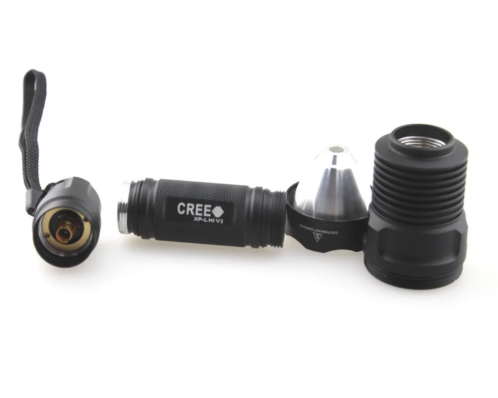 Манта C12-UE CREE XP-L Hi V3 2000lm 12x7135 8-режим интеграции на открытом воздухе тактический светодиодный фонарик(1x18650