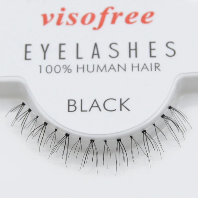 Ресницы Visofree для макияжа натуральные человеческие волосы ручной работы под