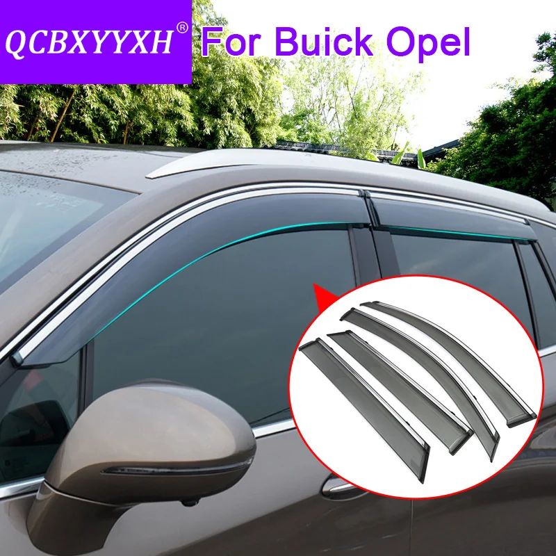 4 шт. Авто Стайлинг тенты окно козырек Дождь бровей для Opel Mokka Insignia седан Buick Envision