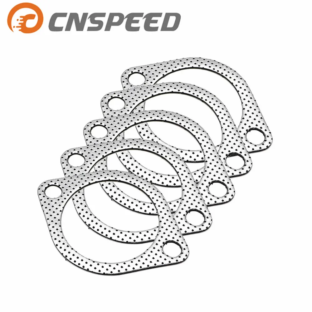 CNSPEED фланец выхлопной трубы 5 шт./лот 3 дюйма/79 мм автомобильный двигатель выхлопная прокладка/Универсальный выхлопной трубы прокладка YC101148