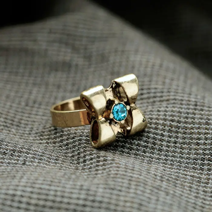 Новые стили 2017 модные ювелирные изделия массивные цветные античные кольца