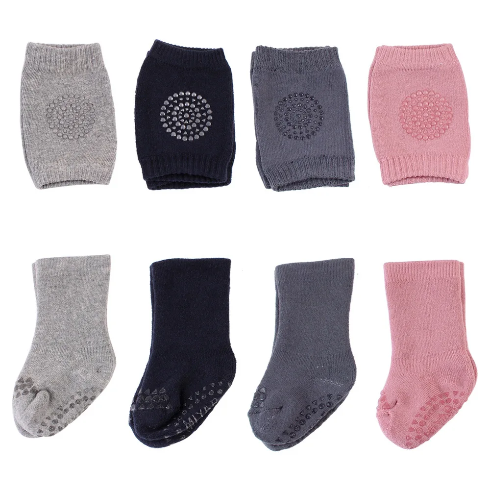 Наколенники для малышей мягкие уплотненные махровые Нескользящие защитные