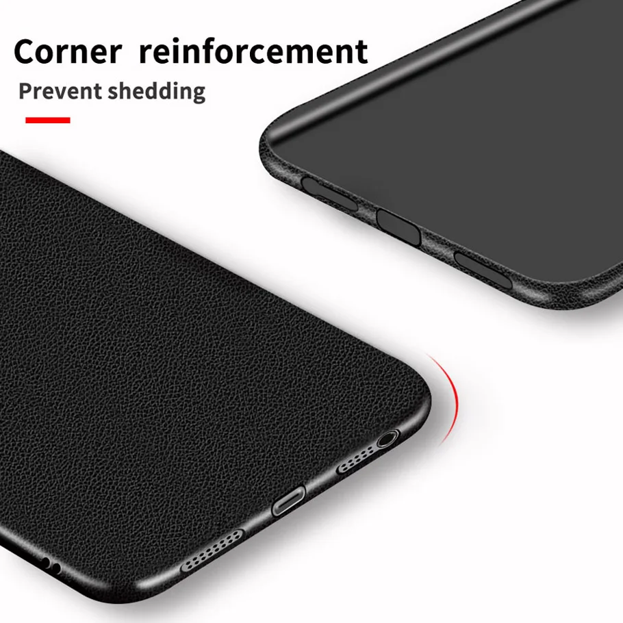 Чехол для iphone se Coque случае 32 ГБ мягкий силиконовый роскошный оригинальный кожаный