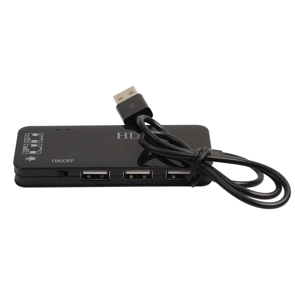 CARPRIE usb хаб высокоскоростной USB 2 0 3 порта концентратор со стереозвуком адаптер